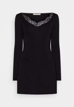 Anna Field Vestido De Punto - Black -Tienda Barata Anna Field 09521824fcd743ccbceae58187646c15