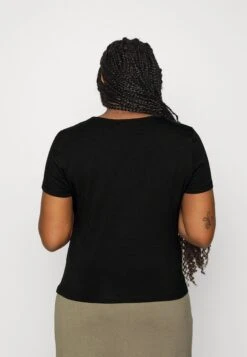 Curvy Front Lace - Camiseta Básica -Black -Tienda Barata Anna Field 0beafd62b3f64d9b9af09bdaf0b5735f