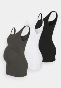 3 Pack - Top - Black/Dark Grey/White -Tienda Barata Anna Field 0e9b208782f549d082d811ca87b5b834