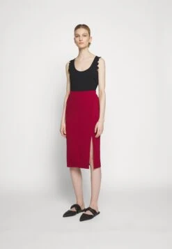 Anna Field Falda De Tubo - Dark Red -Tienda Barata Anna Field 1a4811d8b8b844c18ea957f12d0c985c