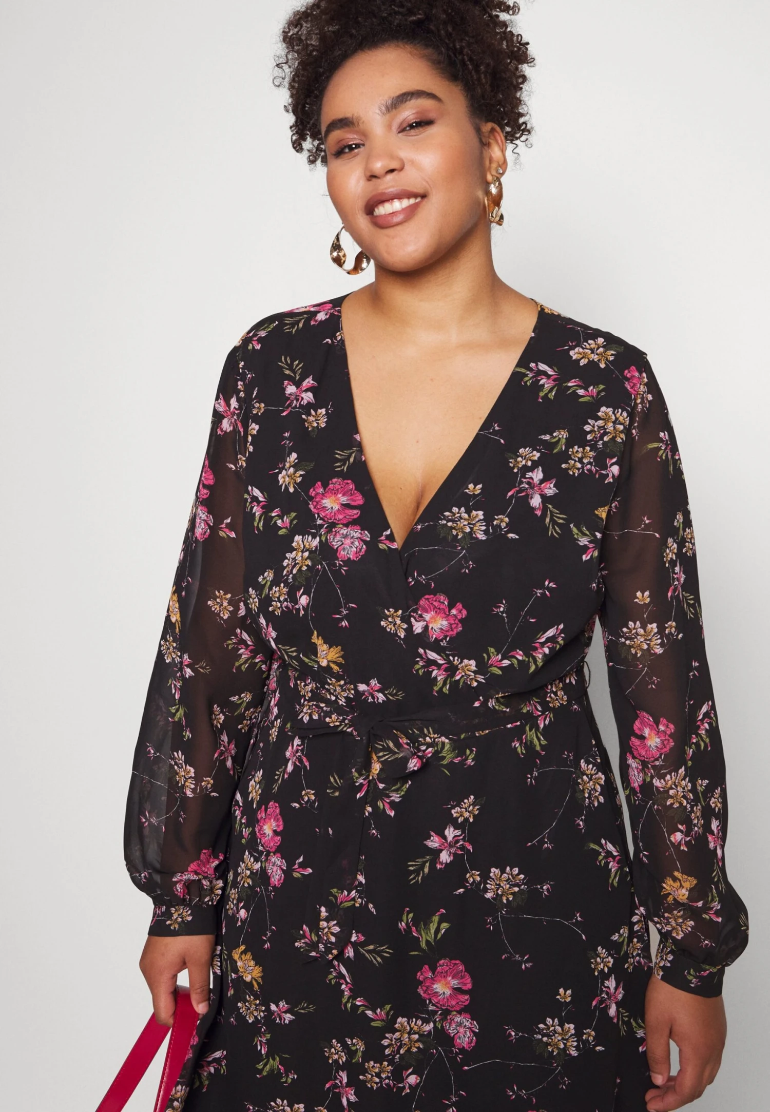 Vestido Informal - Black/Pink 4 Vestido Informal - Black/Pink - Imagen 4