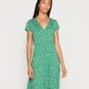 Anna Field Vestido Ligero - Green/White