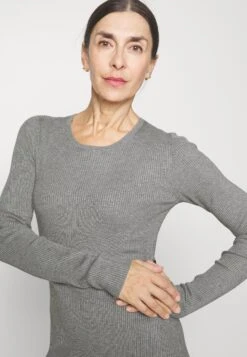 Anna Field Vestido De Punto - Mottled Light Grey/Black -Tienda Barata Anna Field 24b0384e249b49ffbd5fc19794dba8f6