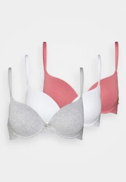 Anna Field Sunlight 3Pack Tshirt Bra - Sujetador Básico - Pink/Grey/White -Tienda Barata Anna Field 2dc08d5a17e5486e994df821bba6549b