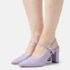 Anna Field Zapatos Altos - Purple