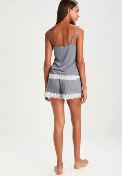 Anna Field Sarah Short Pj Set- Pijama - Off-White/Dark Blue -Tienda Barata Anna Field 33d0e936af774883bb2b5a180610a668