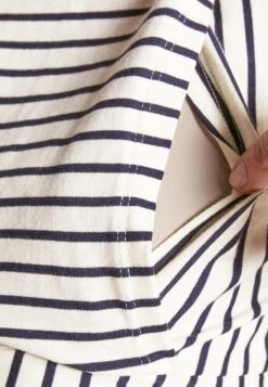 Maternity Baby Doll Nursing Tee- Camiseta Estampada -Dark Blue/Off-White -Tienda Barata Anna Field 35ceaf69f90d4eda916d4b12d99bfec5