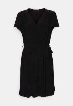 Frilled Cap Sleeves Flared Dress - Vestido Ligero - Black -Tienda Barata Anna Field 362bbdf9d64744cfa0f85eb27c00e199