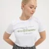 Anna Field Camiseta Estampada - White