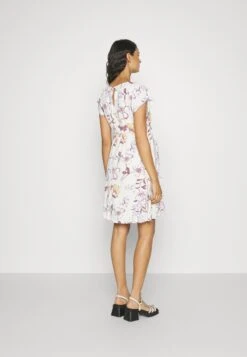 Fit And Flare Flowy Dropped Shoulder- Vestido Ligero - Beige/Lilac -Tienda Barata Anna Field 479ef53c391c4d9a9d93e26e616c95fa