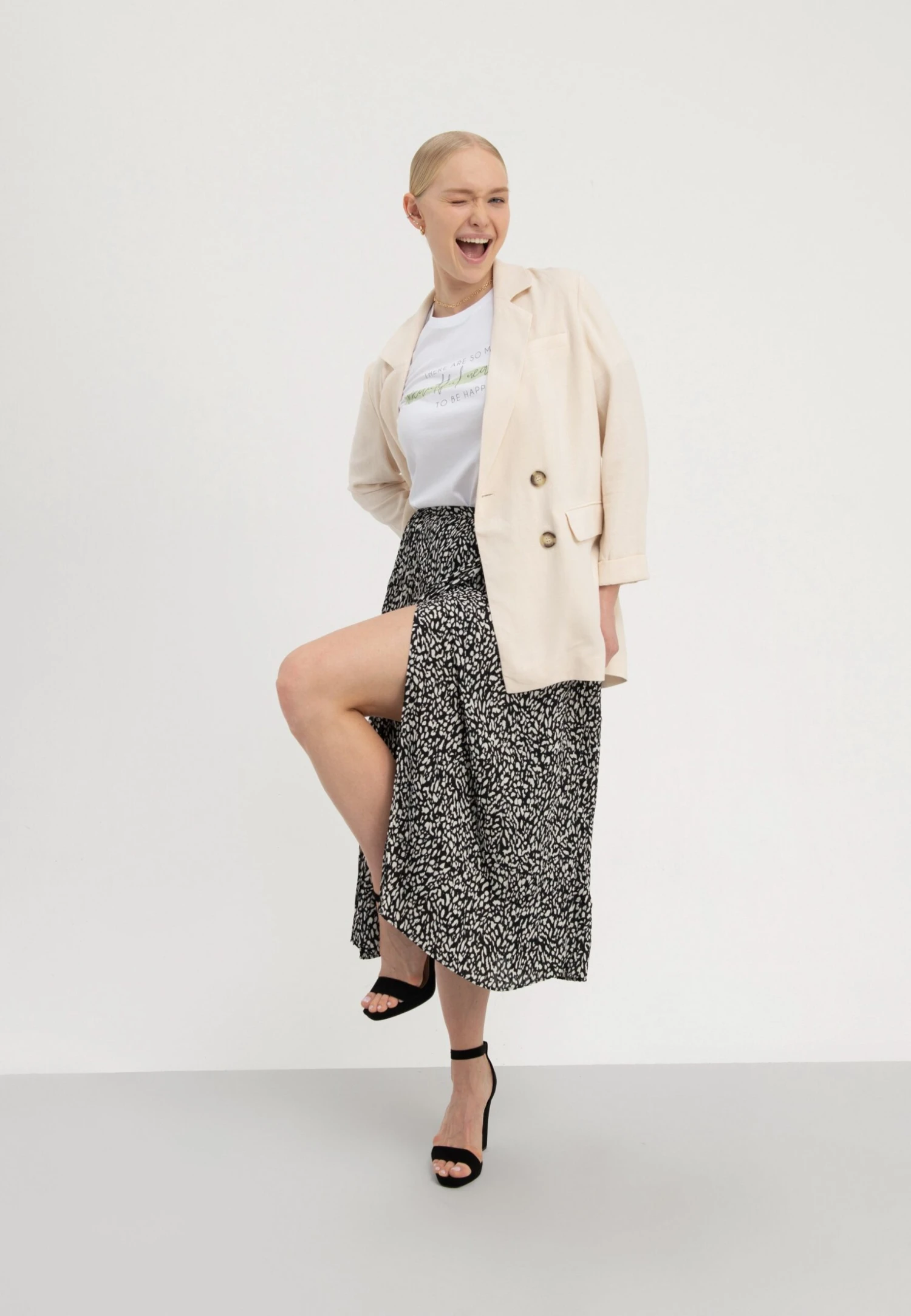 Anna Field Camiseta Estampada - White 2 Anna Field Camiseta Estampada - White - Imagen 2