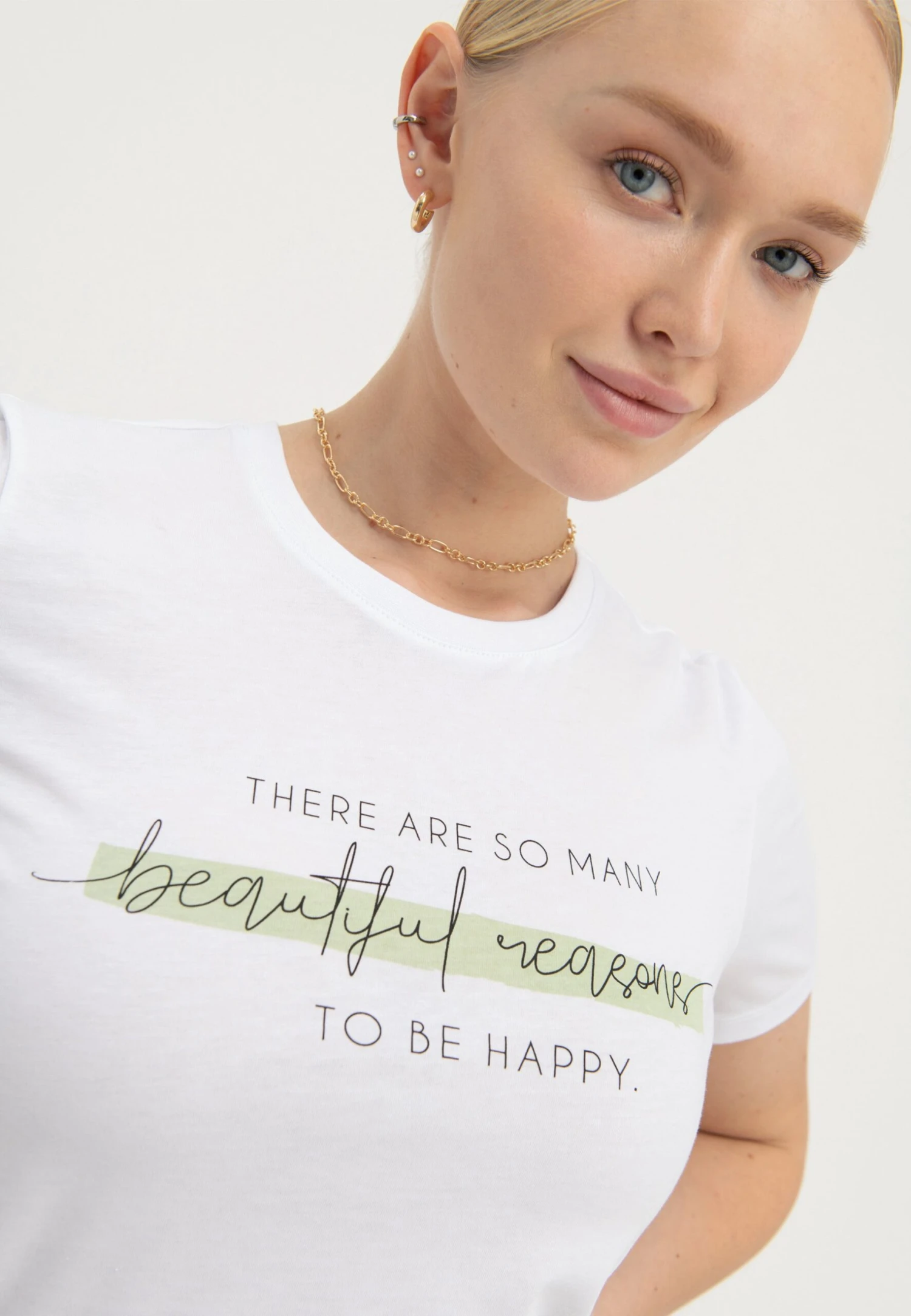 Anna Field Camiseta Estampada - White 5 Anna Field Camiseta Estampada - White - Imagen 5