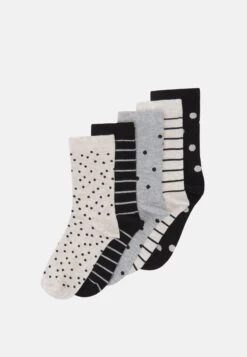 Anna Field 5 Pack - Calcetines - Grey/Black