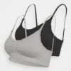 Anna Field Maternity Seamless Bra 2 Pack - Top - Grey/Black