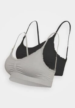 Anna Field Maternity Seamless Bra 2 Pack - Top - Grey/Black