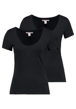 Anna Field 2 Pack - Camiseta Básica - Black -Tienda Barata Anna Field 626abfe4c856419c8d89299736aecf07