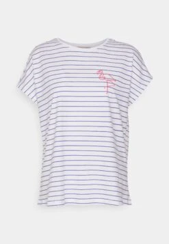 Anna Field Placed Stripe Flamingo Francesca- Camiseta Estampada - White -Tienda Barata Anna Field 65b9bfd9671b4e5bbde072ce7cddfc39
