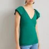 Anna Field Camiseta Básica - Dark Green