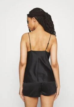 Anna Field Simple Satin Short Set - Pijama - Black -Tienda Barata Anna Field 722ca56a9ee2439f909f606ecf6a7ffe