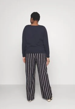 Wide Leg Pant - Pantalones - Dark Blue/Brown/White -Tienda Barata Anna Field 77843960049c4fcda05186e5f8c43cd2