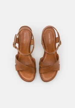 Anna Field Leather - Sandalias De Tacón - Cognac -Tienda Barata Anna Field 8b26f1dc58dd45cc9b7ad8436c550397