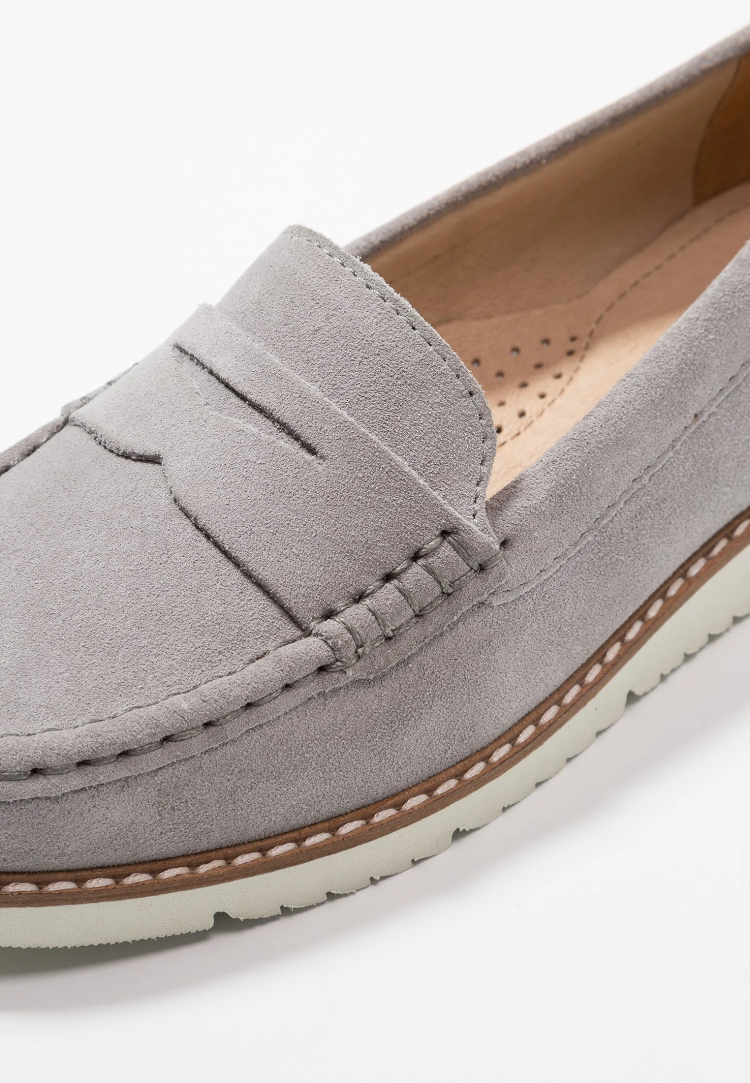 Anna Field Comfort Leather - Mocasines - Grey 3 Anna Field Comfort Leather - Mocasines - Grey - Imagen 3