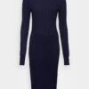Vestido De Tubo - Dark Blue