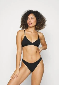 Anna Field Georgina 7Pp Thong Cotton - Tanga - Black/Grey