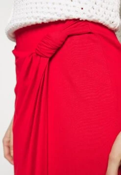 Anna Field Front Knot Midi Skirt - Falda De Tubo - Red -Tienda Barata Anna Field b73d1918d9ff4cc08cc37ab855963e70