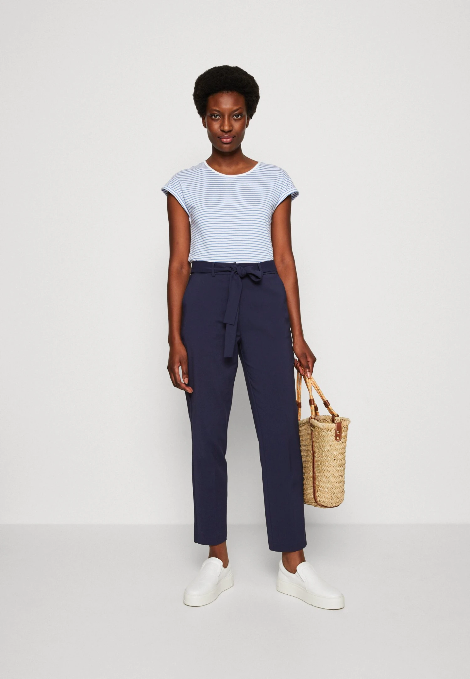 Anna Field Pantalones - Dark Blue 2 Anna Field Pantalones - Dark Blue - Imagen 2