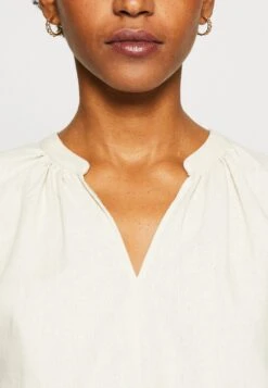 Anna Field Linen-Mix Shirt - Camiseta Estampada - Beige -Tienda Barata Anna Field c579147466c44bc0a1f221ec7717c927