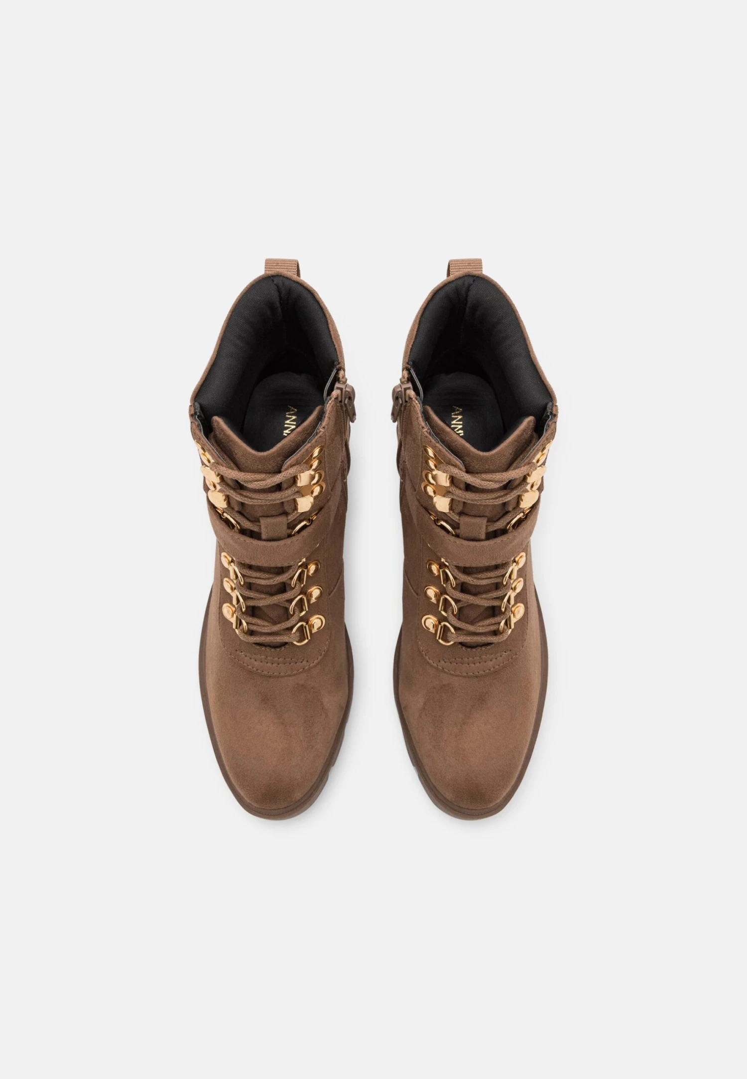 Anna Field Botines Con Cordones - Taupe 6 Anna Field Botines Con Cordones - Taupe - Imagen 6