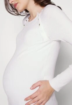 Nursing - Button Opening - Jersey De Punto - White 11 Nursing - Button Opening - Jersey De Punto - White -Tienda Barata Anna Field d779e2bf277145d7bbbb276e609117d4