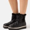 Anna Field Winter Boot - Botines Con Plataforma - Black