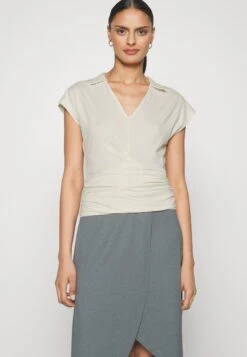 Anna Field Wrap Blouse- Blusa - Offwhite -Tienda Barata Anna Field e32e10cda0cc4b0aac7db79e529dcd11