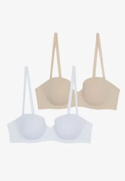Anna Field 2 Pack - Sujetador Sin Tirantes/Multiescote - White/Nude -Tienda Barata Anna Field eb4e19987e224b63b692bf434e0c402f