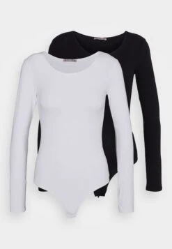 Anna Field 2 Pack - Body - Black/White -Tienda Barata Anna Field ee9b43196fd4458786a3fd0b67a37230