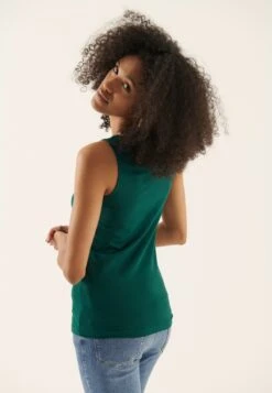 Anna Field 2-Pack - Top - Black/Dark Green -Tienda Barata Anna Field f86e7e8662ce47cc8796ea86b238dc27